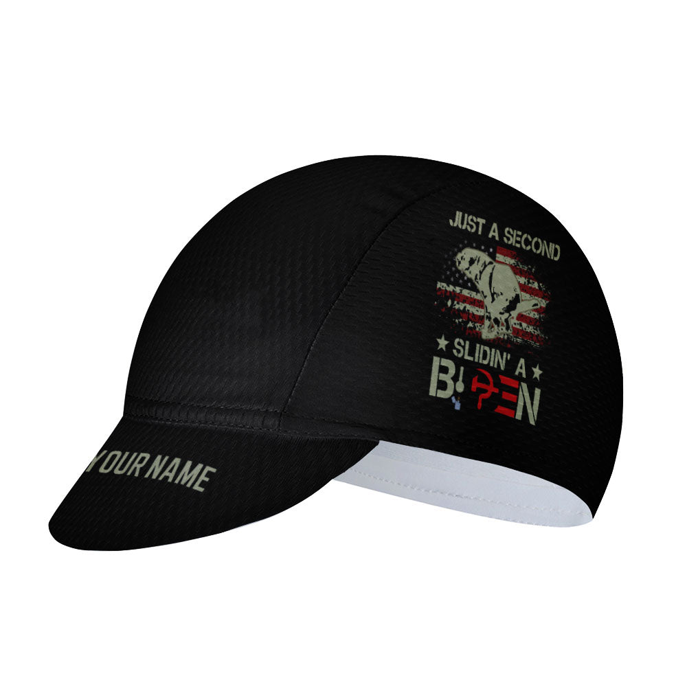 Customized Just A Second Slidin' A Biden Unisex Cycling Cap Sports Hats