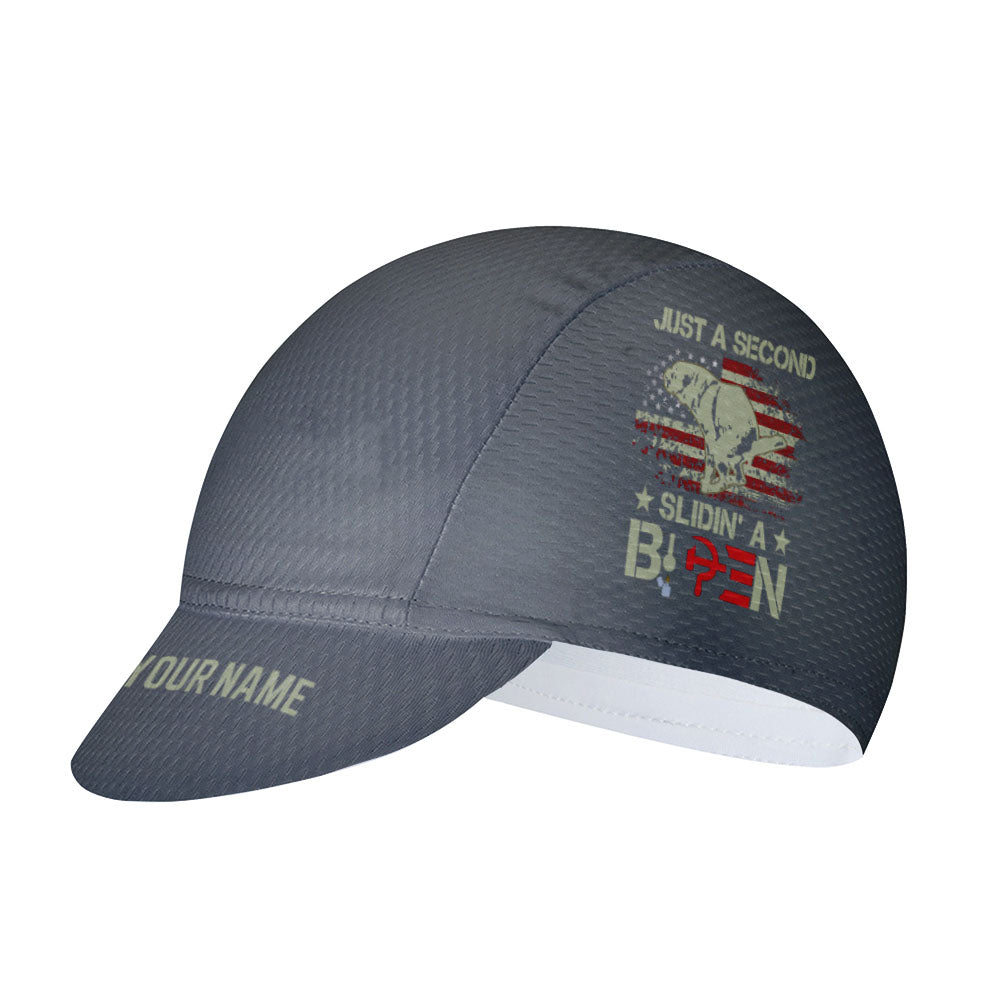 Customized Just A Second Slidin' A Biden Unisex Cycling Cap Sports Hats