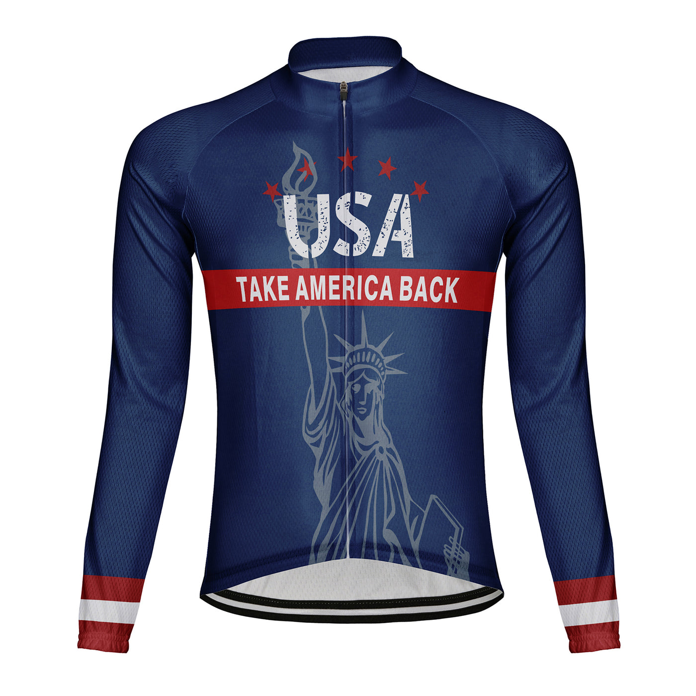 Customized Trump 2024 Men's Cycling Jersey Long Sleeve