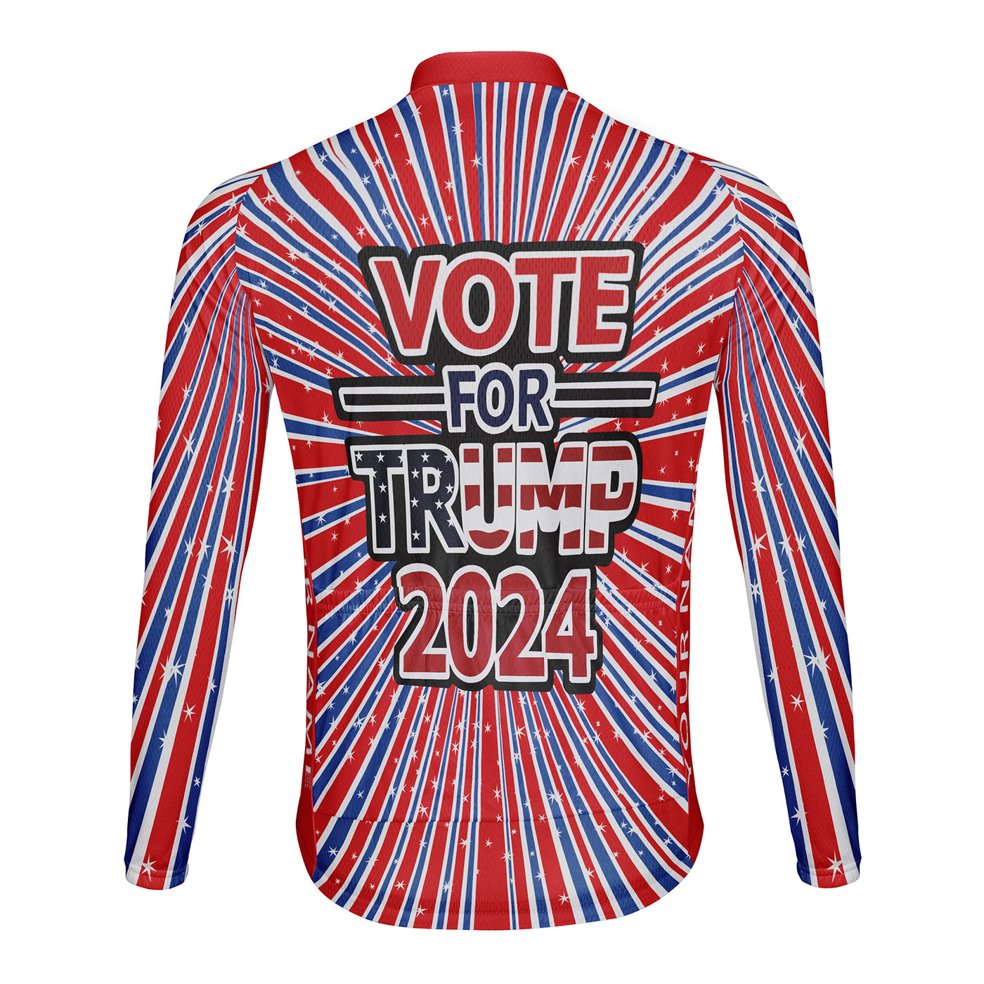 Customized Trump 2024 Men's Cycling Jersey Long Sleeve