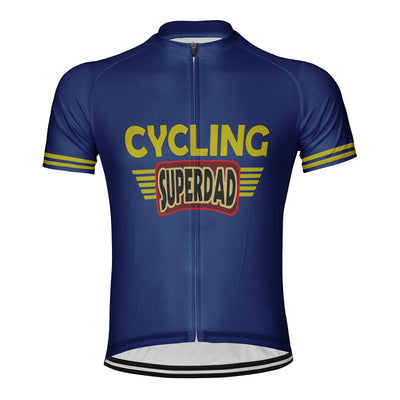 Customized Okayest Super Dad Men's Cycling Jersey Short Sleeve