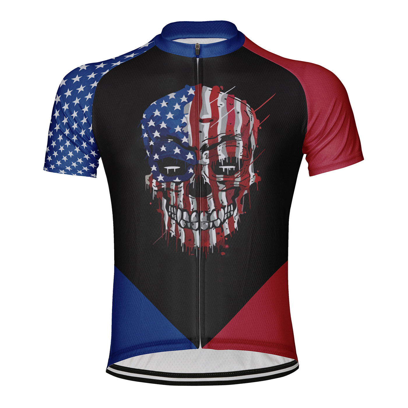 Customized USA America Men's Cycling Jersey Short Sleeve