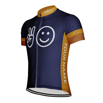 Customized Smile Men's Cycling Jersey Short Sleeve