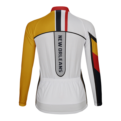 Customized New Orleans Women's Cycling Jersey Long Sleeve