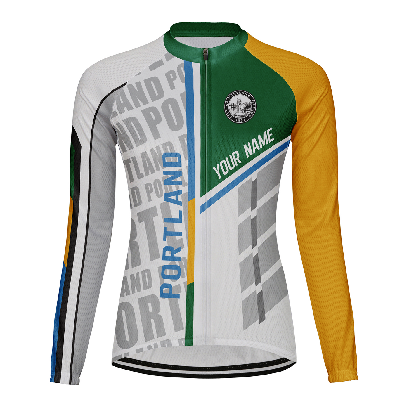 Customized Portland Women's Cycling Jersey Long Sleeve