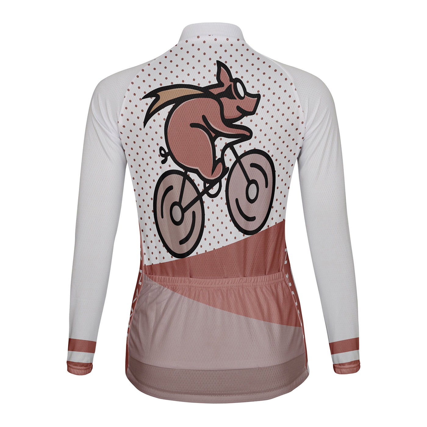Customized Pig Women's Cycling Jersey Long Sleeve