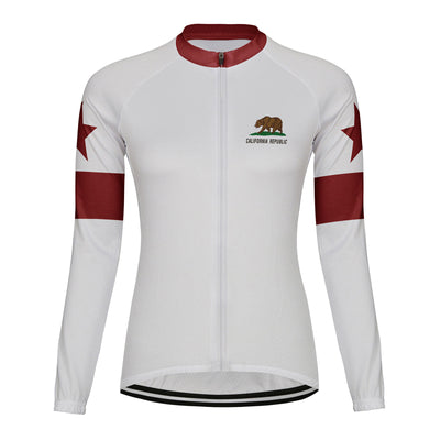 Customized California Women's Cycling Jersey Long Sleeve