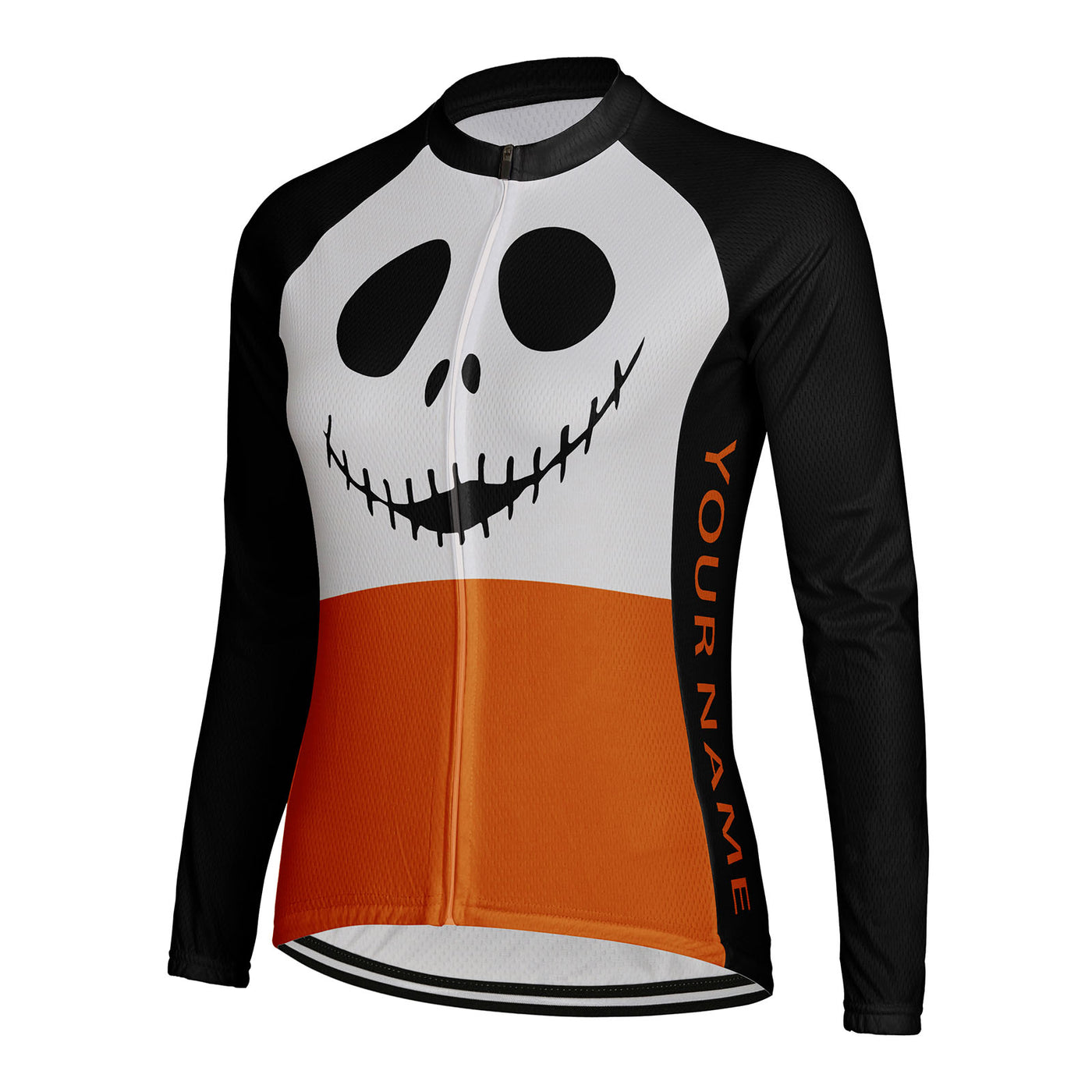 Customized Halloween Women's Cycling Jersey Long Sleeve