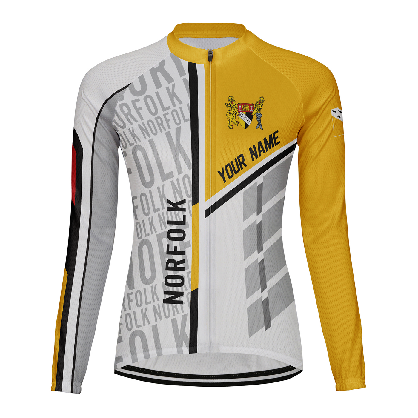Customized Norfolk Women's Cycling Jersey Long Sleeve