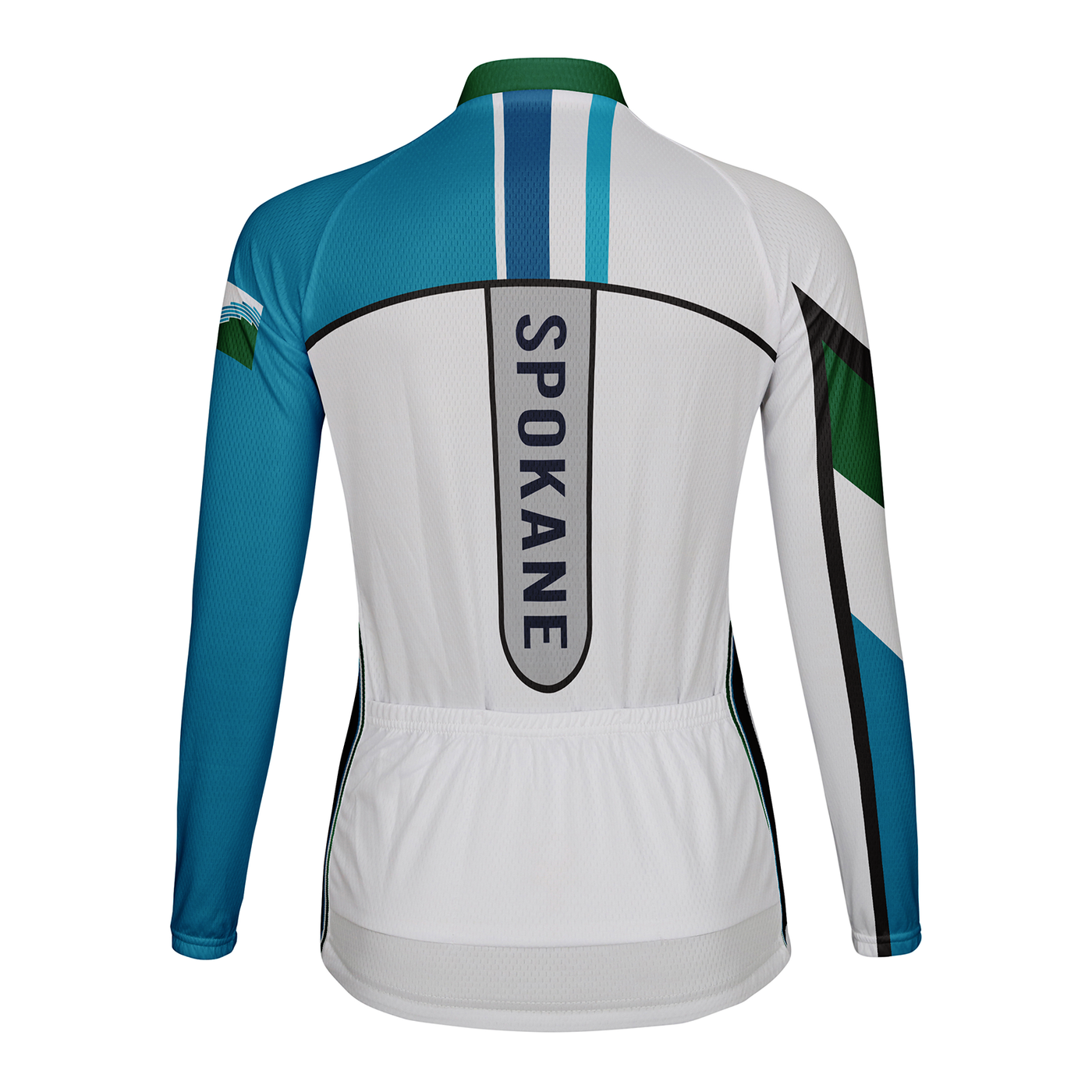 Customized Spokane Women's Thermal Fleece Cycling Jersey Long Sleeve