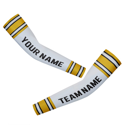 Customized Pittsburgh Team Cycling Arm Warmers Arm Sleeves
