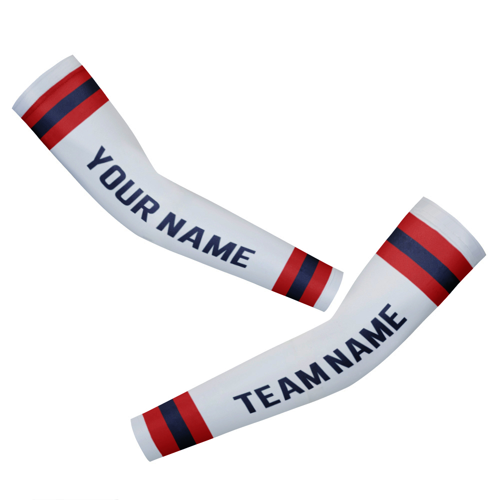 Customized New England Team Cycling Arm Warmers Arm Sleeves