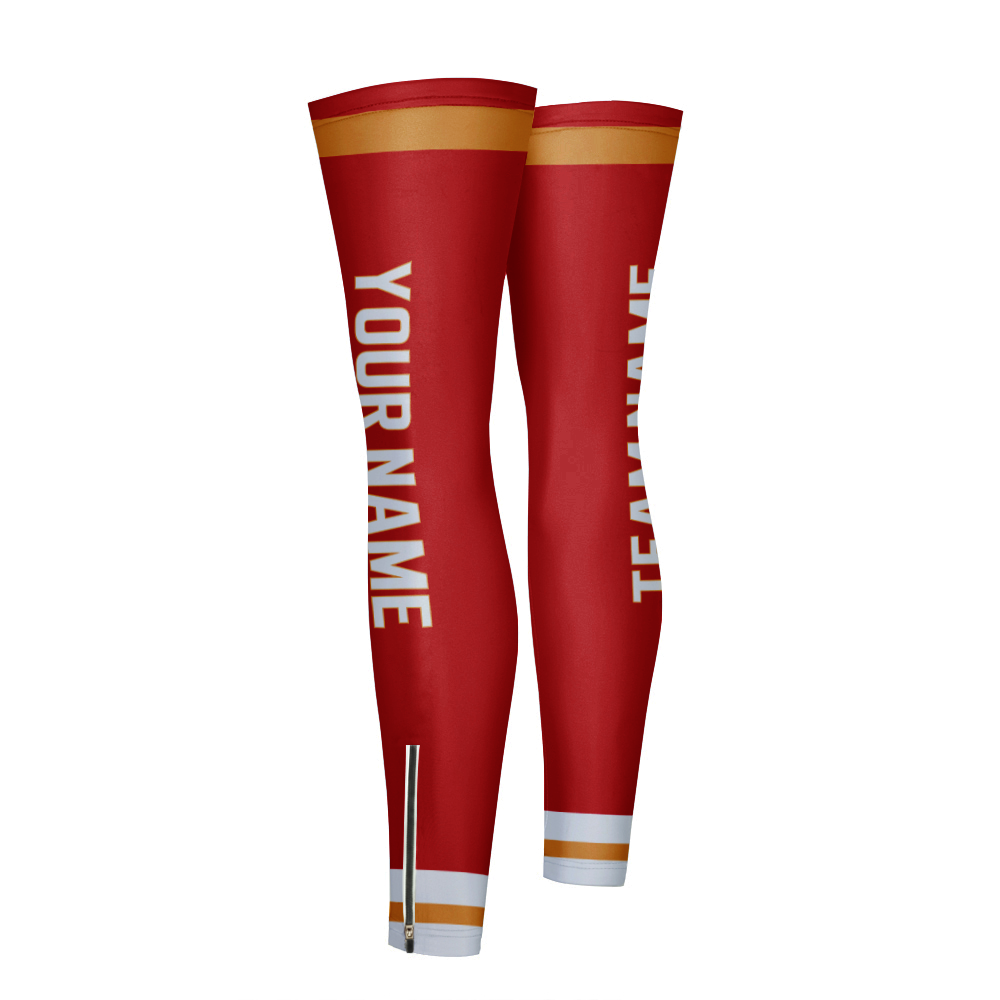 Customized Kansas City Team Cycling Leg Warmers Leg Sleeves