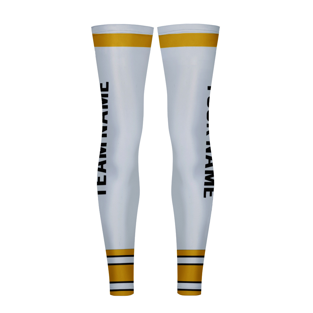 Customized Pittsburgh Team Cycling Leg Warmers Leg Sleeves