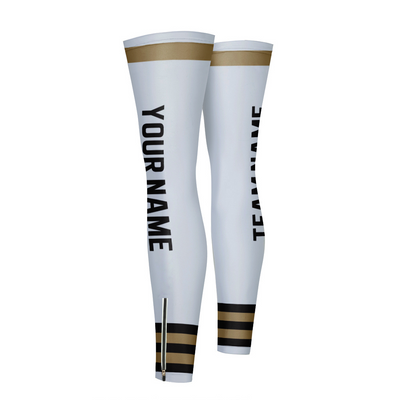 Customized New Orleans Team Cycling Leg Warmers Leg Sleeves