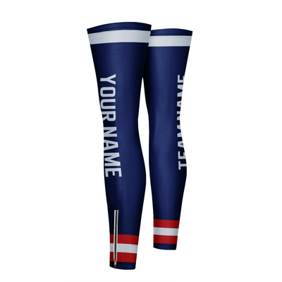 Customized New England Team Cycling Leg Warmers Leg Sleeves