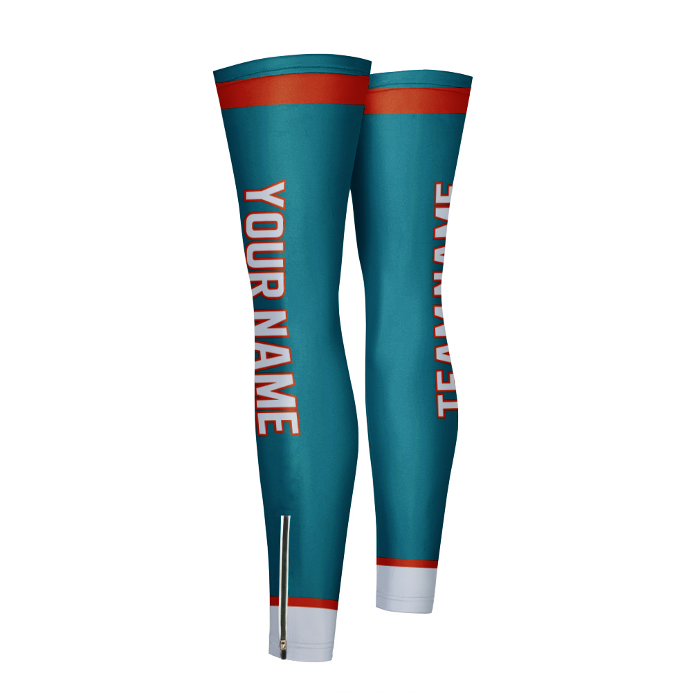 Customized Miami Team Cycling Leg Warmers Leg Sleeves