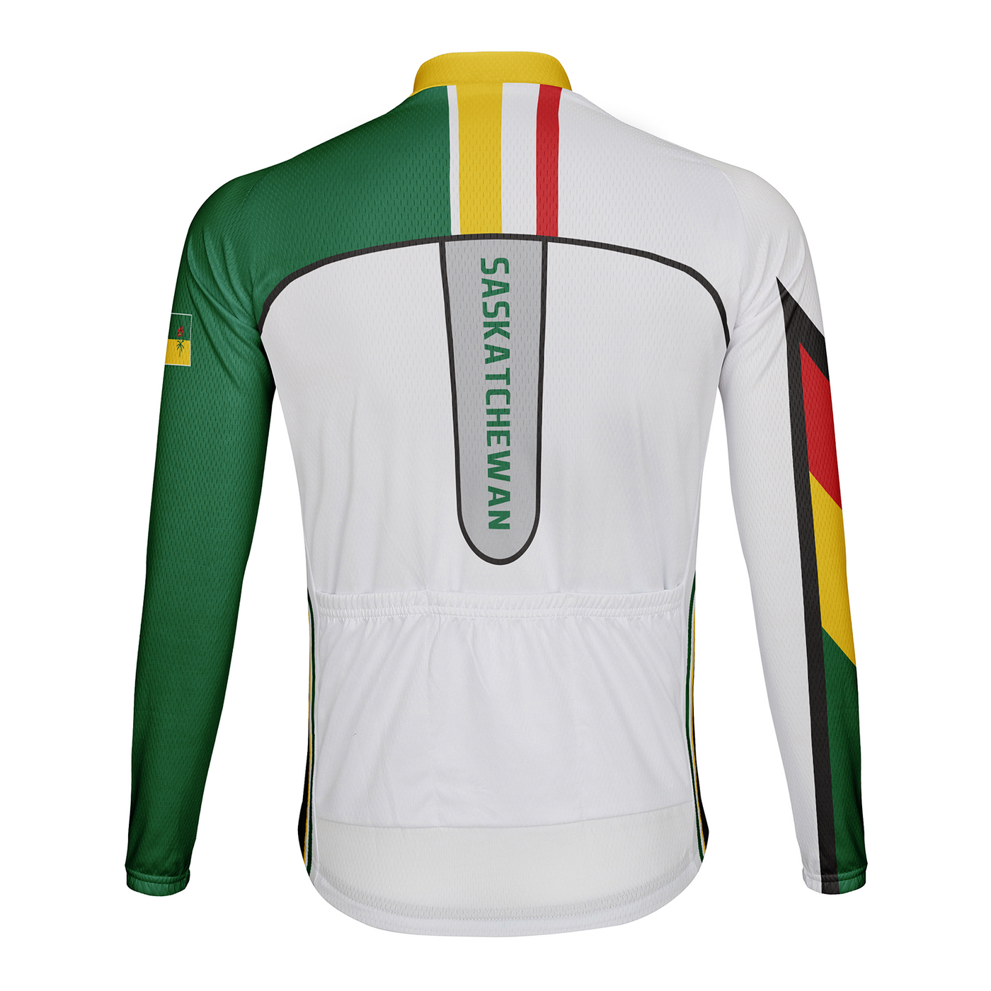 Customized Saskatchewan Men's Cycling Jersey Long Sleeve