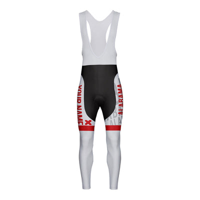 Customized Alabama Unisex Thermal Fleece Cycling Bib Tights Long Pants