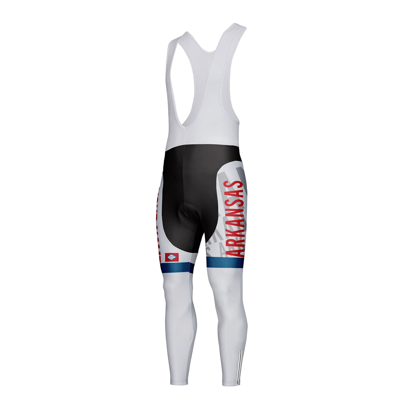 Customized Arkansas Unisex Thermal Fleece Cycling Bib Tights Long Pants