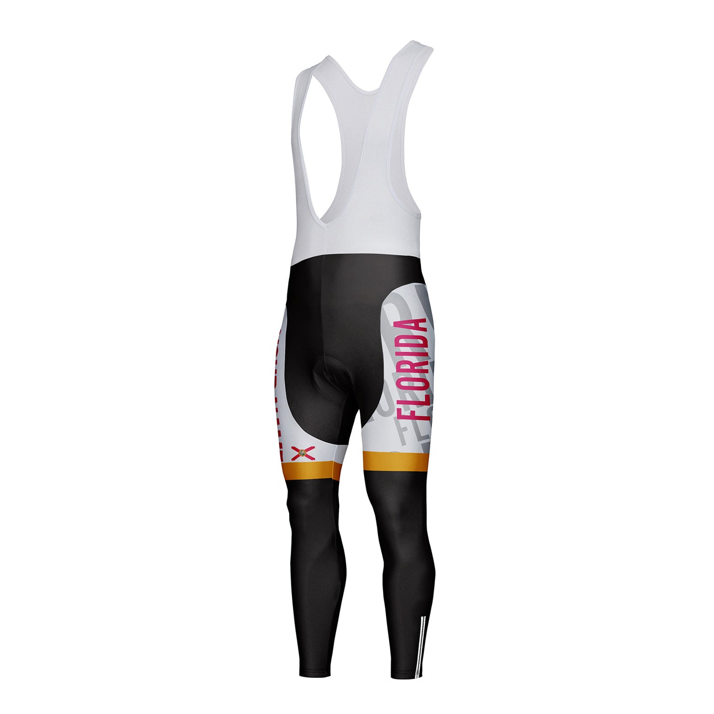 Customized Florida Unisex Thermal Fleece Cycling Bib Tights Long Pants