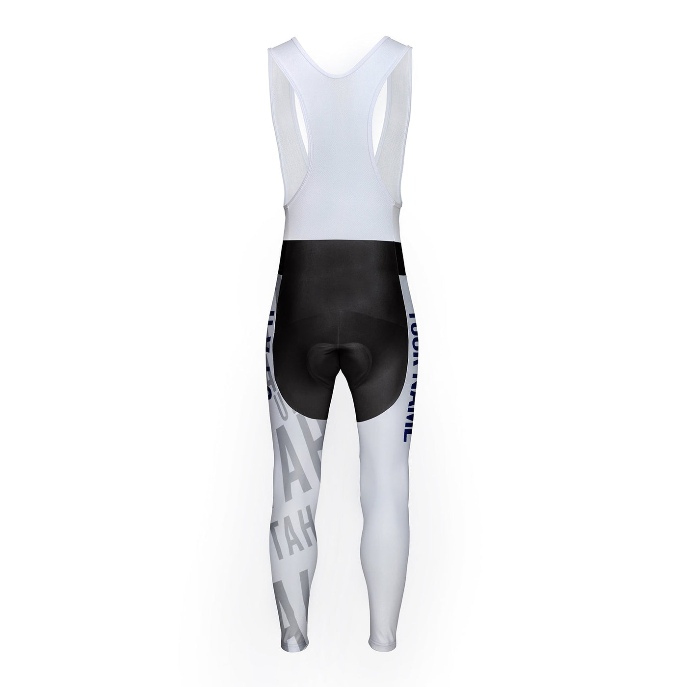 Customized Utah Unisex Thermal Fleece Cycling Bib Tights Long Pants