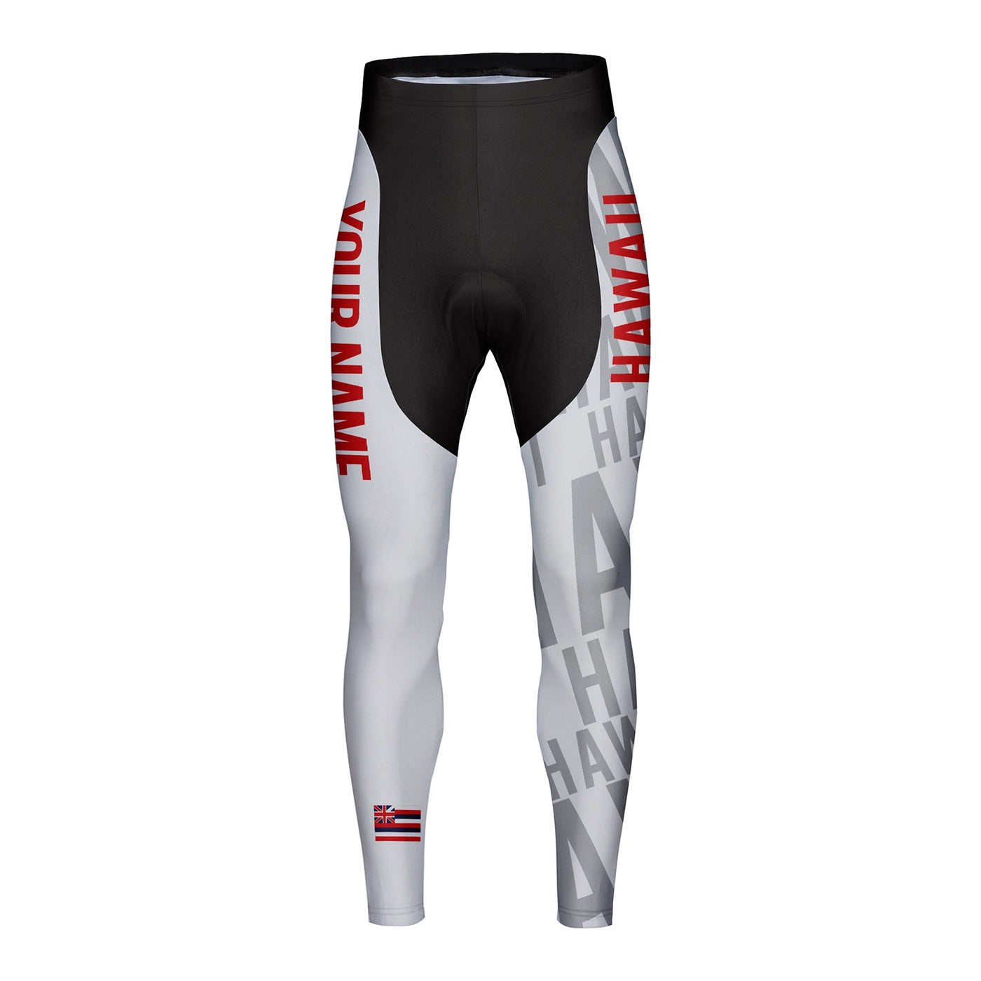 Customized Hawaii Unisex Thermal Fleece Cycling Tights Long Pants