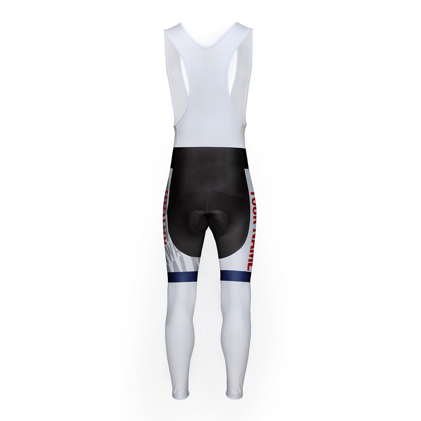 Customized Hawaii Unisex Thermal Fleece Cycling Bib Tights Long Pants