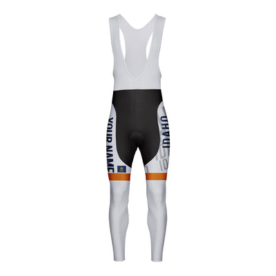 Customized Idaho Unisex Thermal Fleece Cycling Bib Tights Long Pants