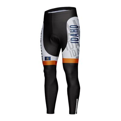Customized Idaho Unisex Thermal Fleece Cycling Tights Long Pants