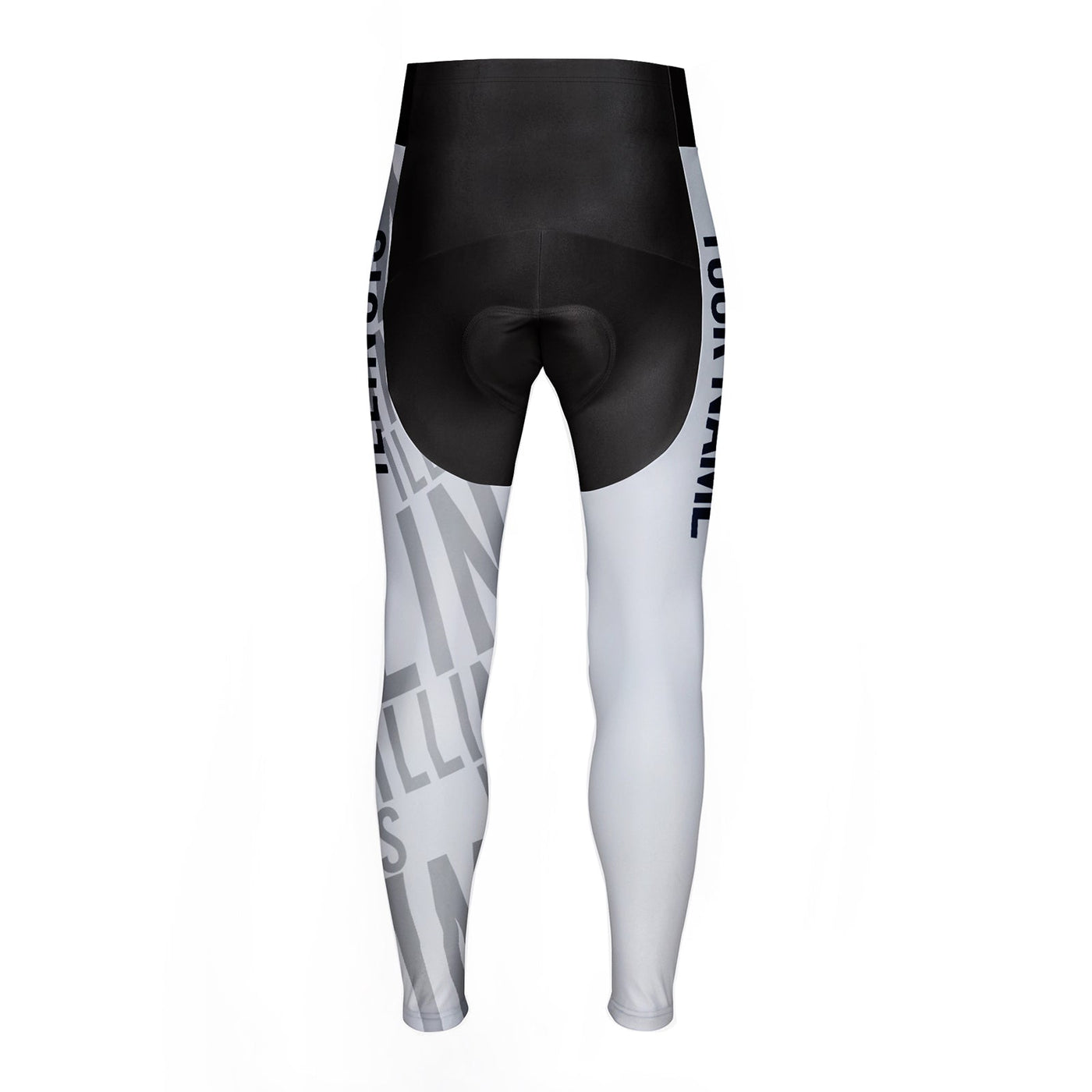 Customized Illinois Unisex Thermal Fleece Cycling Tights Long Pants