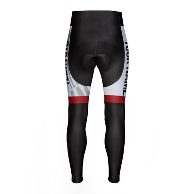 Customized Illinois Unisex Thermal Fleece Cycling Tights Long Pants
