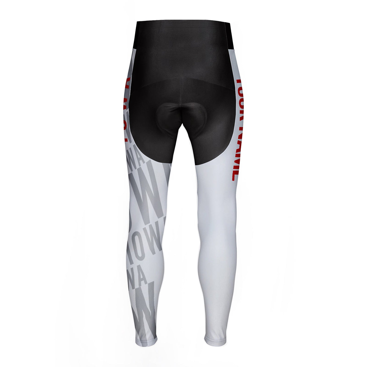 Customized Iowa Unisex Thermal Fleece Cycling Tights Long Pants
