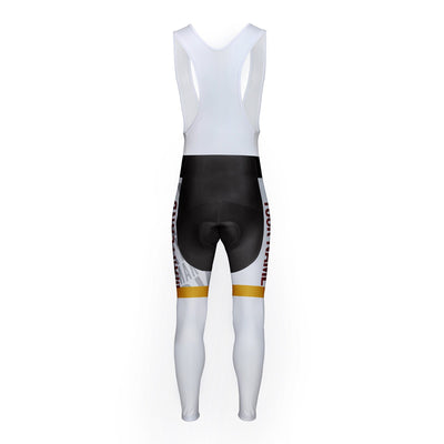 Customized Maryland Unisex Thermal Fleece Cycling Bib Tights Long Pants