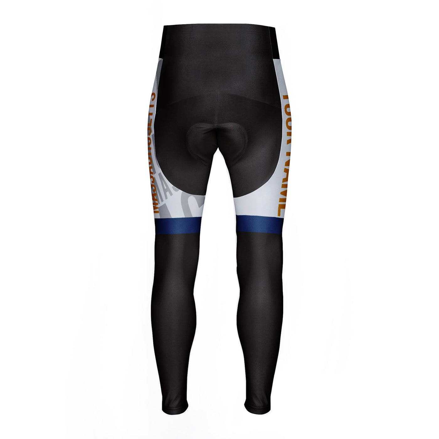 Customized Massachusetts Unisex Thermal Fleece Cycling Tights Long Pants