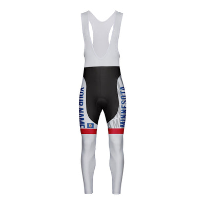 Customized Minnesota Unisex Thermal Fleece Cycling Bib Tights Long Pants