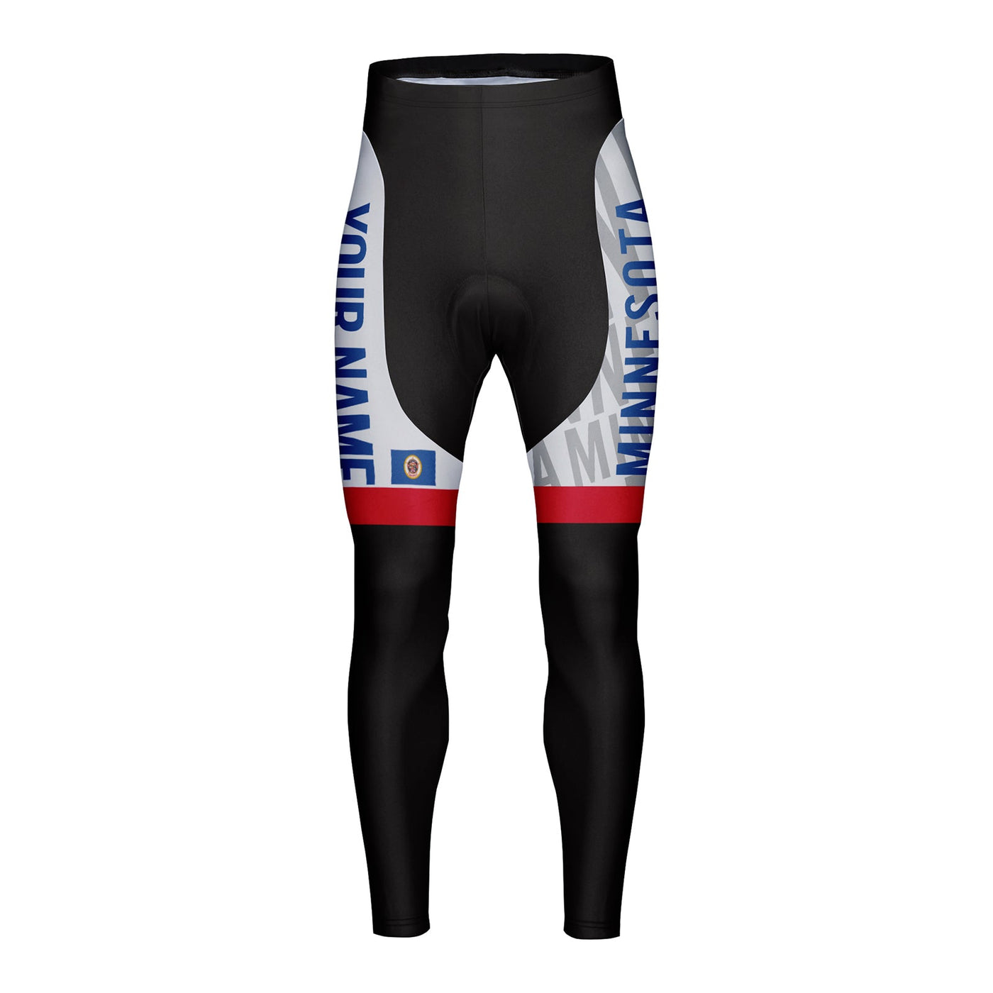 Customized Minnesota Unisex Thermal Fleece Cycling Tights Long Pants
