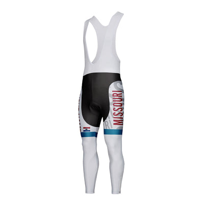 Customized Missouri Unisex Thermal Fleece Cycling Bib Tights Long Pants