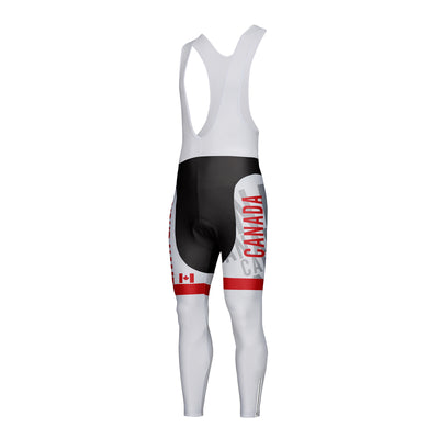 Customized Canada Unisex Cycling Bib Tights Long Pants
