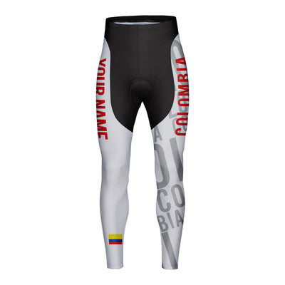 Customized Colombia Unisex Cycling Tights Long Pants