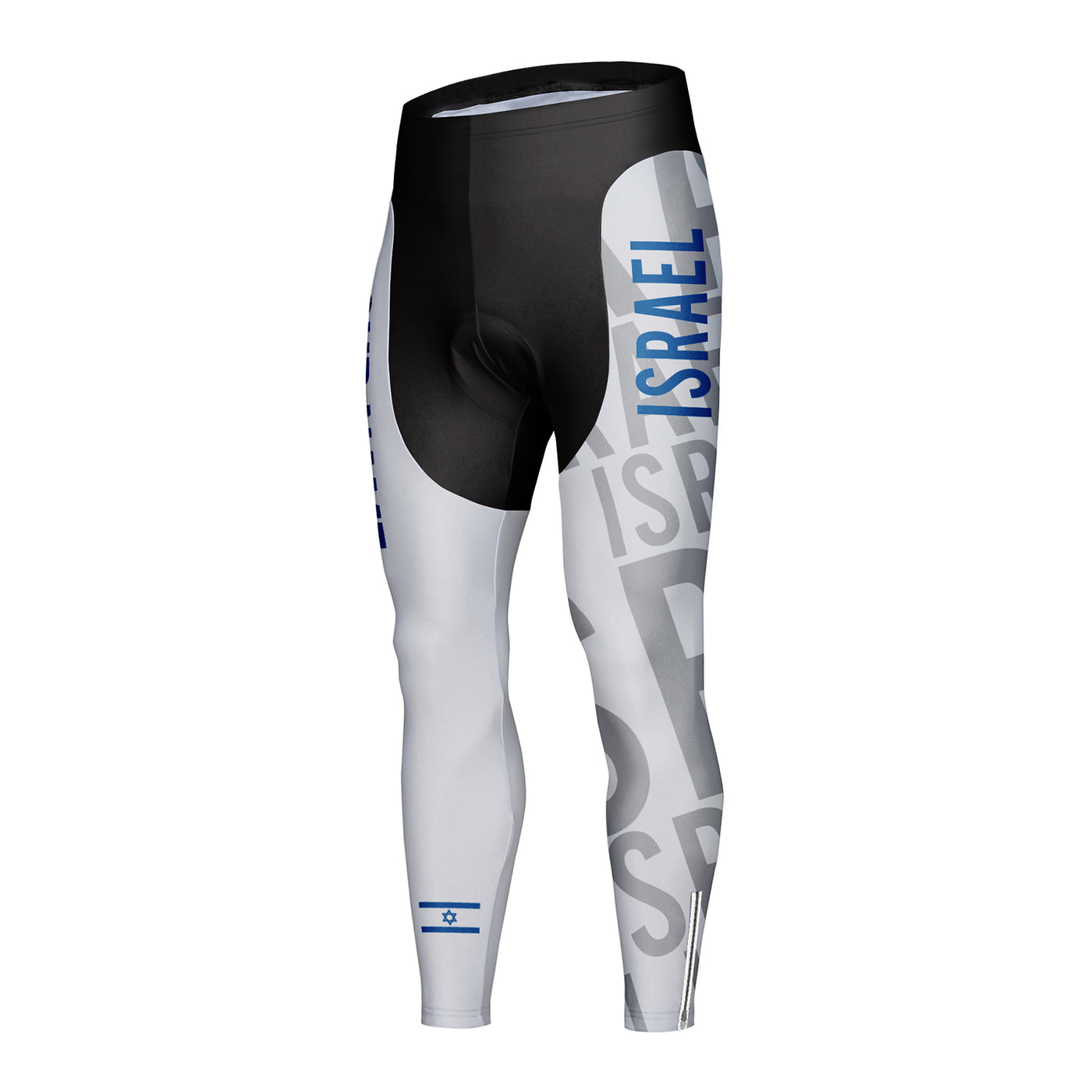 Customized Israel Unisex Cycling Tights Long Pants