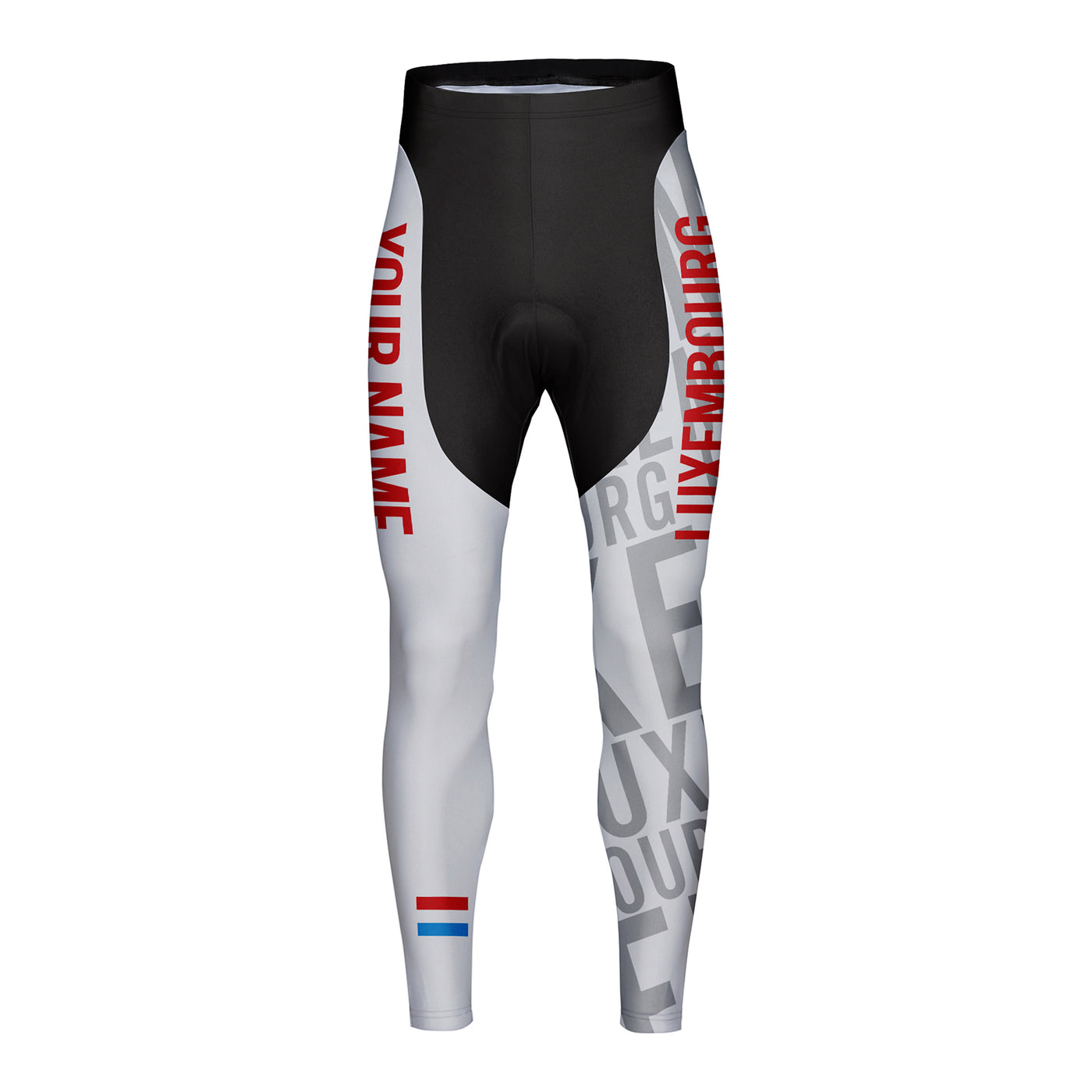 Customized Luxembourg Unisex Cycling Tights Long Pants