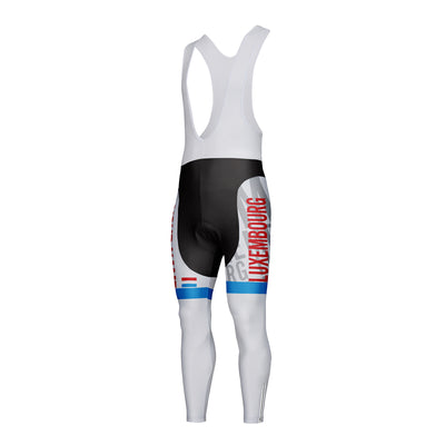 Customized Luxembourg Unisex Cycling Bib Tights Long Pants