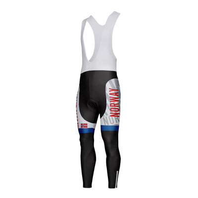 Customized Norway Unisex Cycling Bib Tights Long Pants