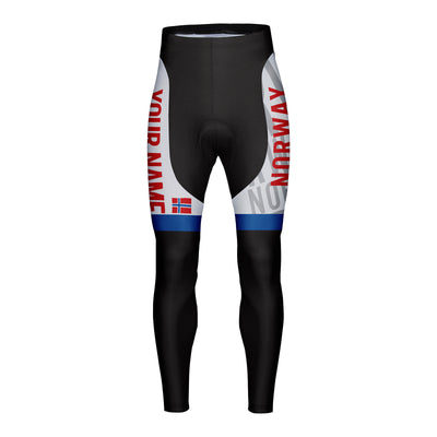 Customized Norway Unisex Cycling Tights Long Pants