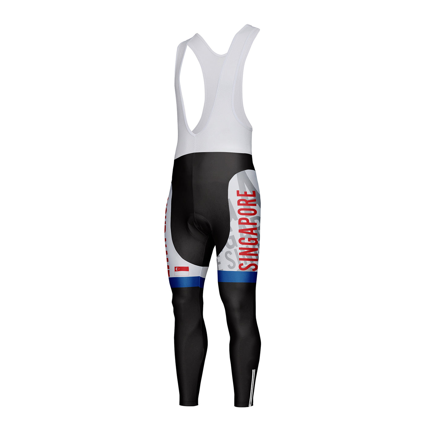 Customized Singapore Unisex Cycling Bib Tights Long Pants