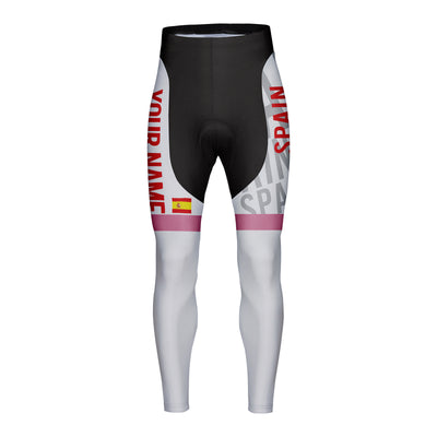 Customized Spain Unisex Cycling Tights Long Pants