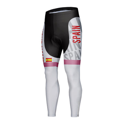 Customized Spain Unisex Cycling Tights Long Pants