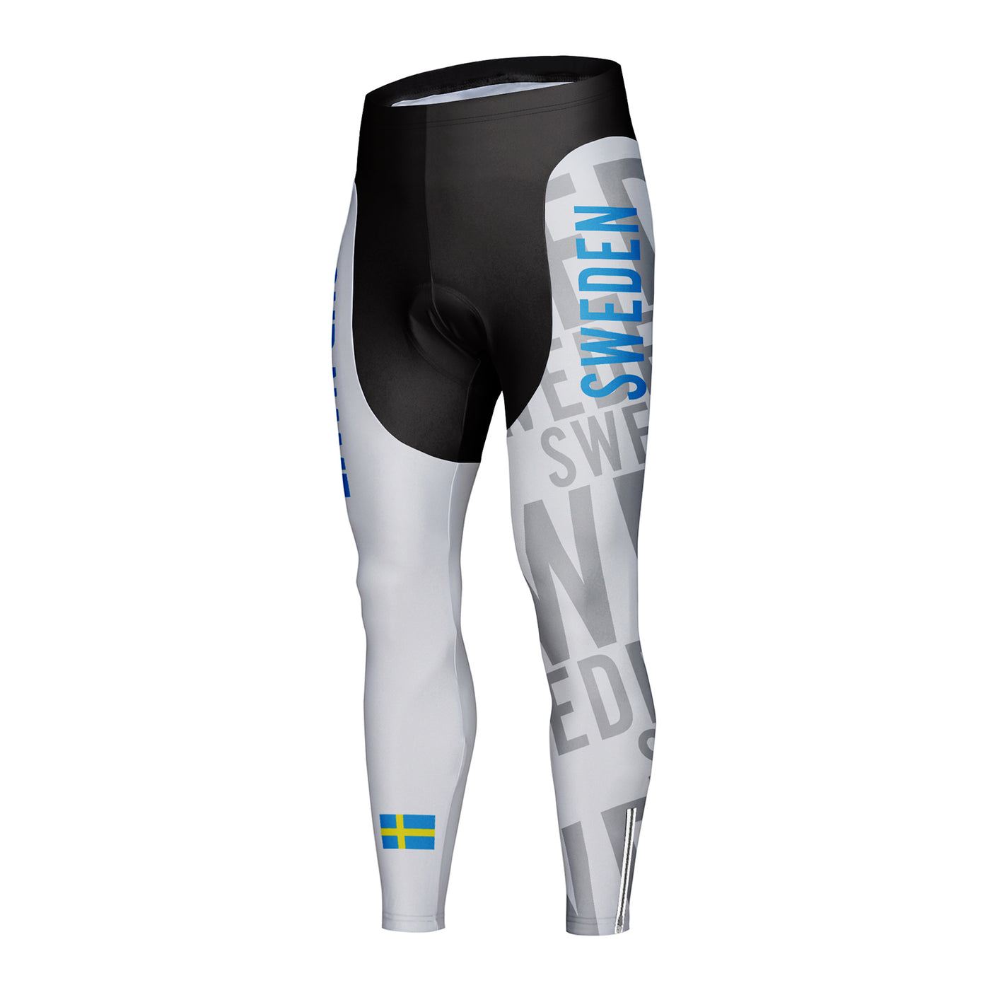 Customized Sweden Unisex Cycling Tights Long Pants