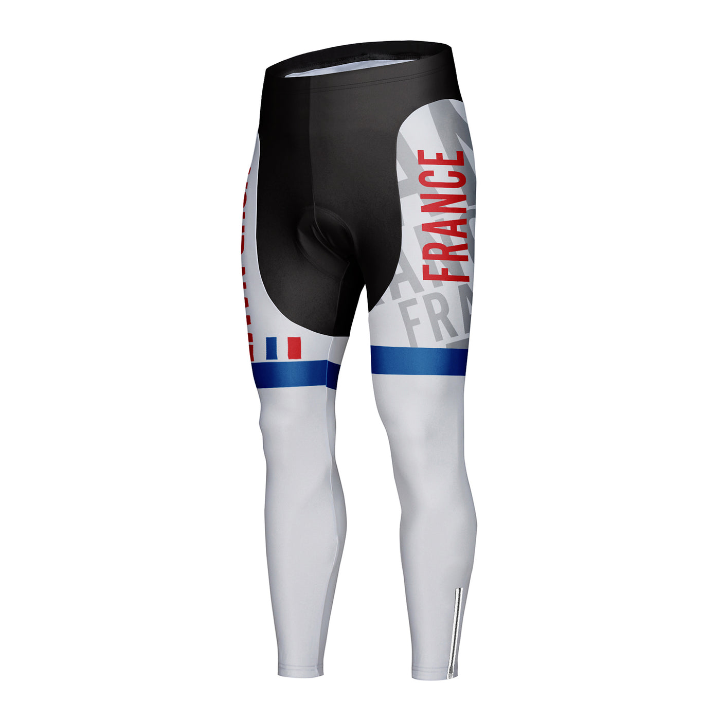 Customized France Unisex Cycling Tights Long Pants